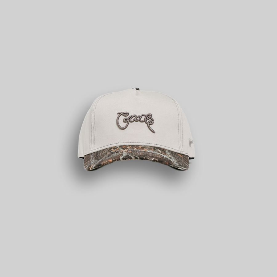 Crate Scripted Tree Camo Peak Snap Back