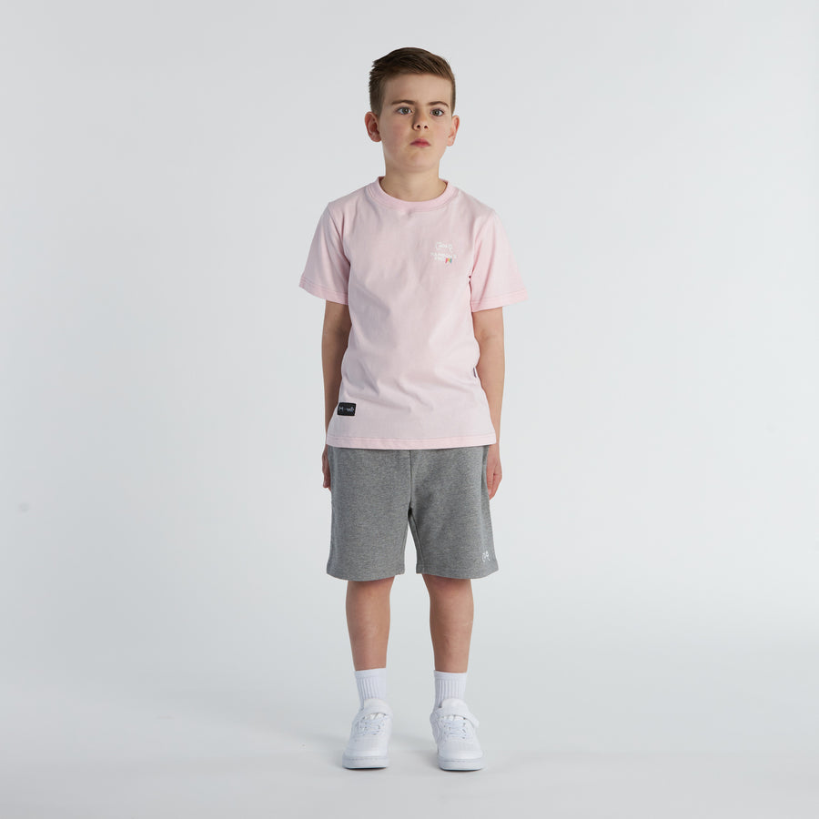 KID'S CRATE X RAINBOWS END CORKSCREW SCRIPT T-SHIRT
