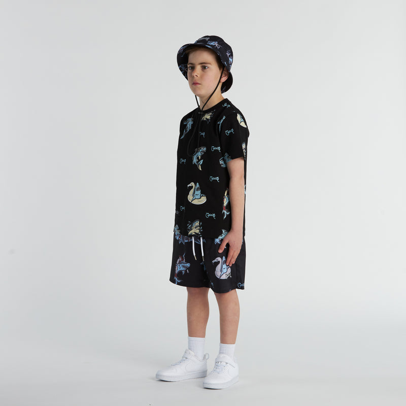 Kid's Crate Shark Swim Shorts