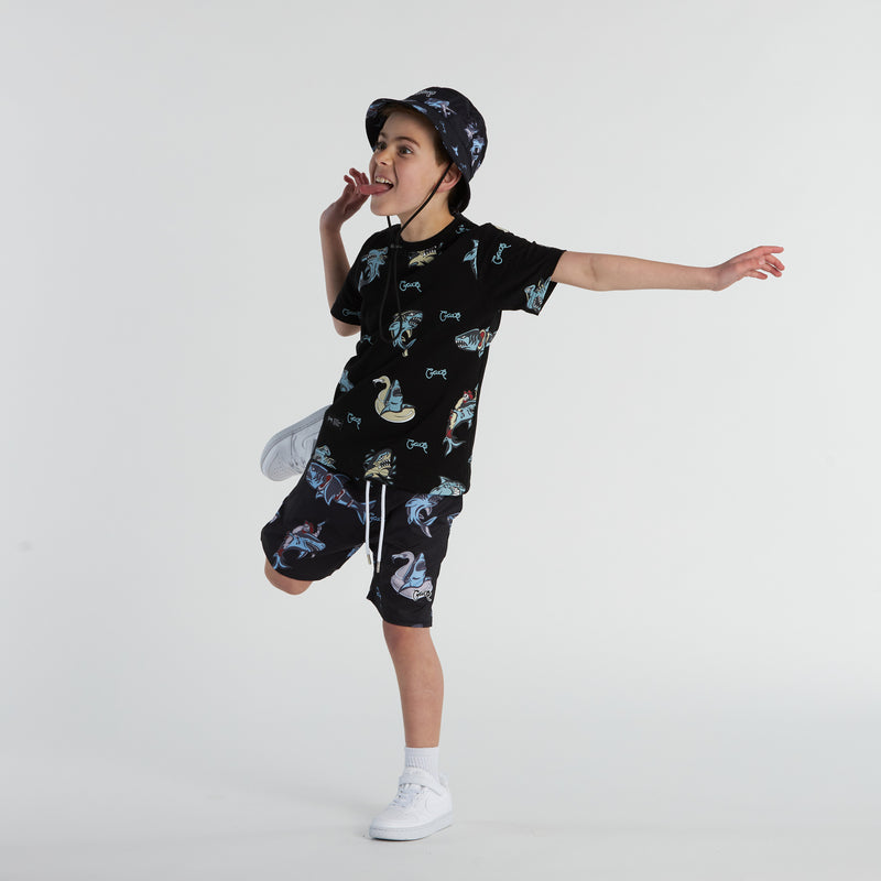 Kid's Crate Shark Swim Shorts