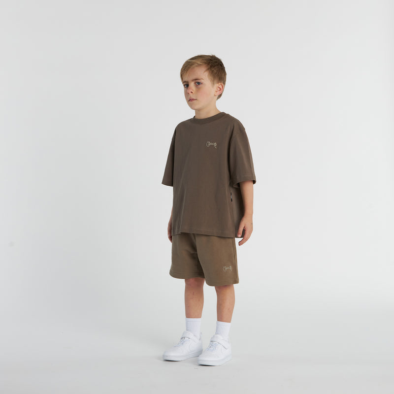 Kid's Basic Script Box Fit T-Shirt