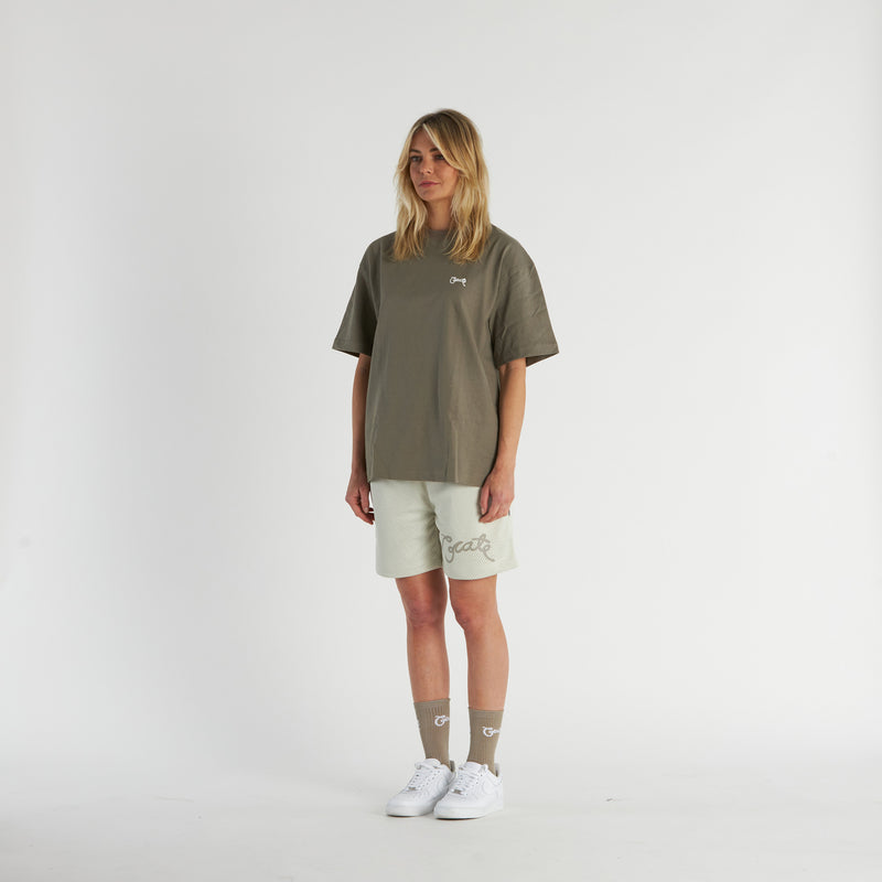 Men's Basic Script Mesh Shorts