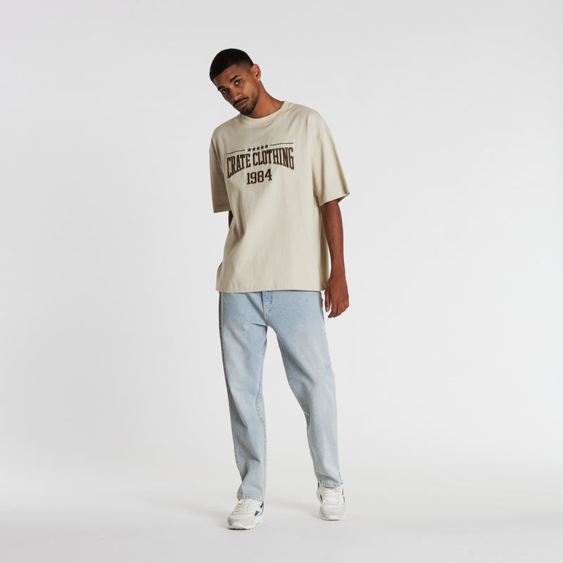 MEN'S VARSITY BOX FIT T-SHIRT