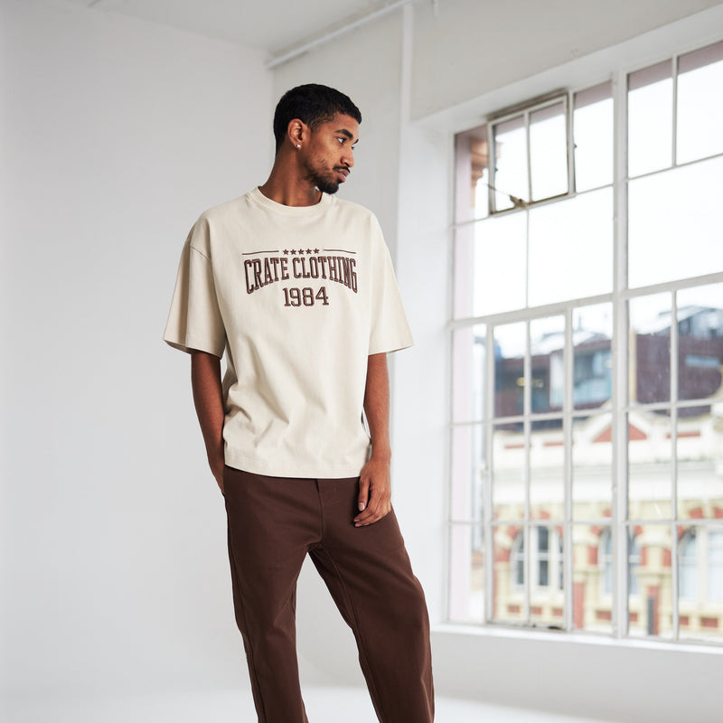 MEN'S VARSITY BOX FIT T-SHIRT