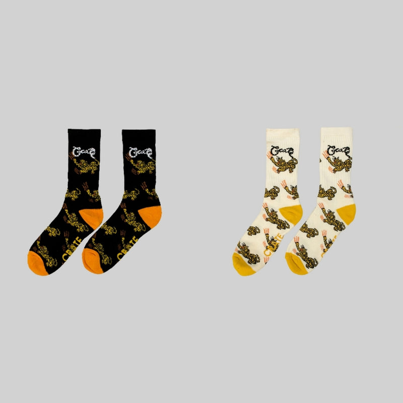 SS22 X2 Pack Tiger Socks