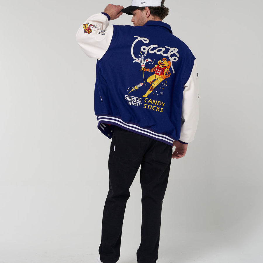 Limited Edition Crate X Space Man Candy Letterman Jacket