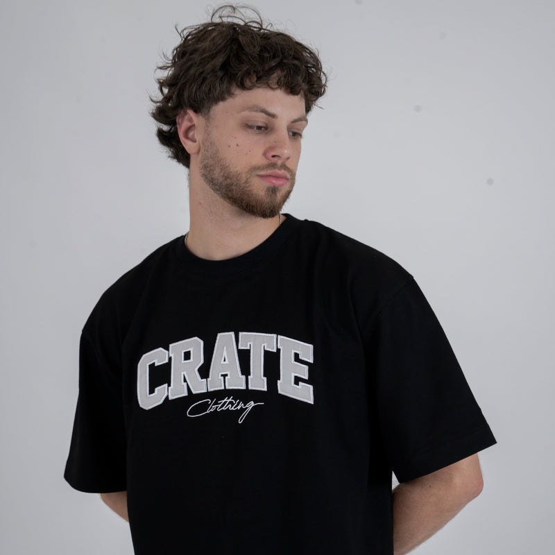 Crate Varsity Box Fit T-Shirt