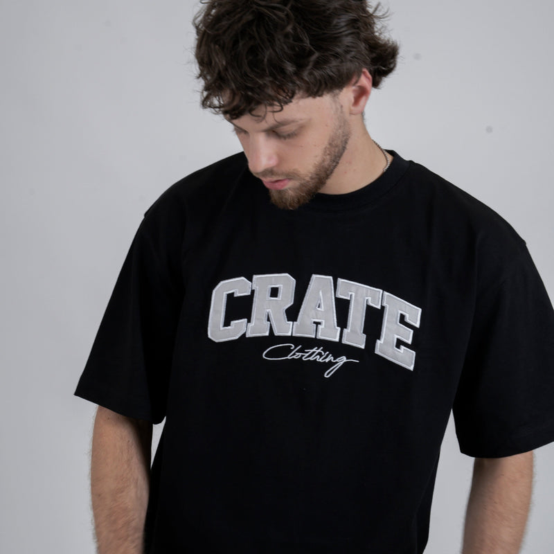 Crate Varsity Box Fit T-Shirt