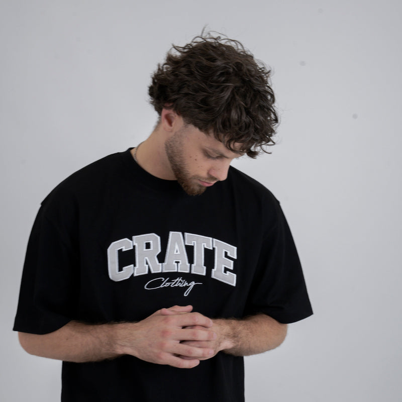 Crate Varsity Box Fit T-Shirt