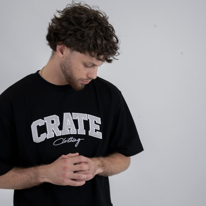 Crate Varsity Box Fit T-Shirt