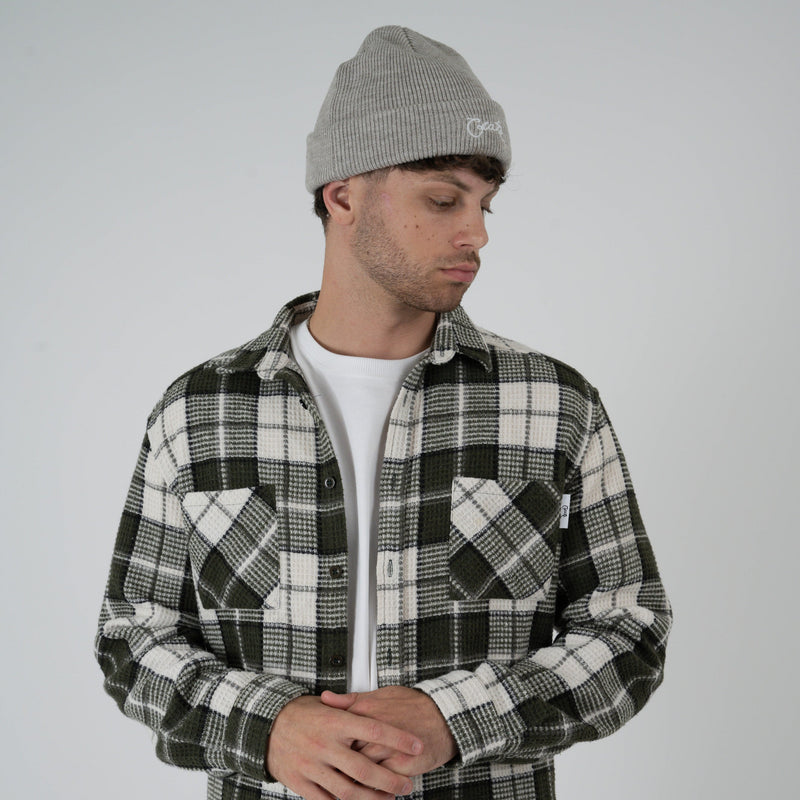 MEN'S MASON WAFFLE PLAD SHIRT