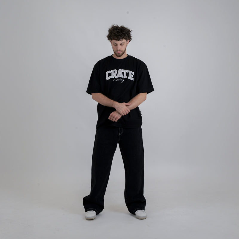 Crate Varsity Box Fit T-Shirt