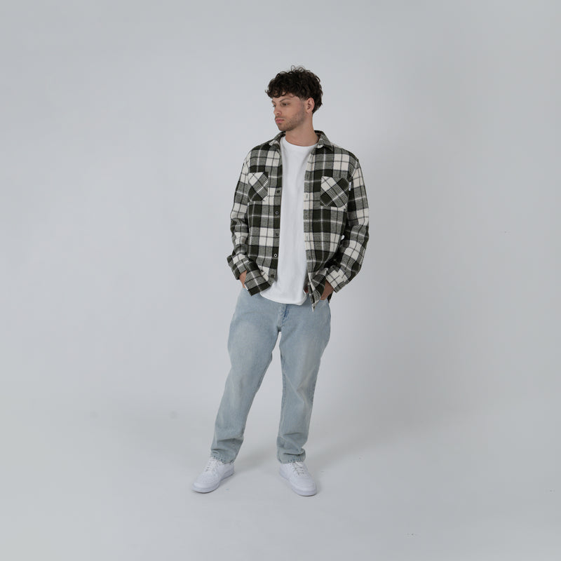 MEN'S MASON WAFFLE PLAD SHIRT