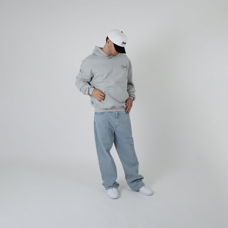 MEN'S SCRIPTED BOX FIT HOODIE