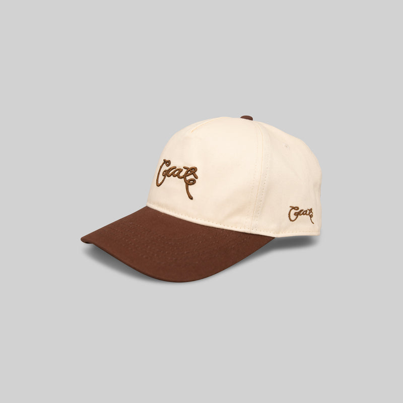 TWO TONED SCRIPTED SNAP BACK HAT