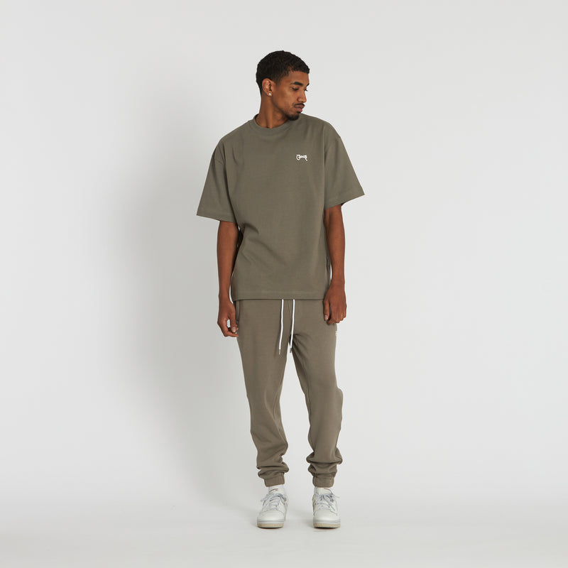 Basic Script Box Fit Tee