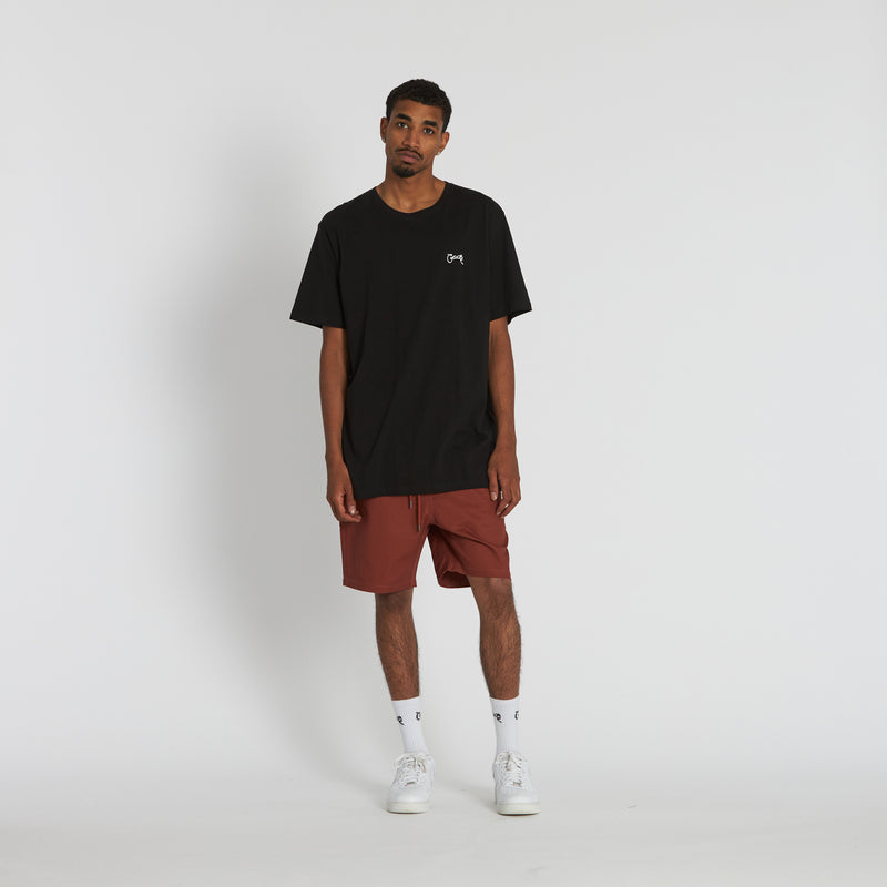 SCRIPTED STAMP WALK SHORTS